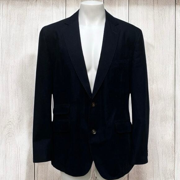Kroon Other - Kroon Sting Wash Blazer Jacket Sport Coat 42R Black 2 Button Single Breasted